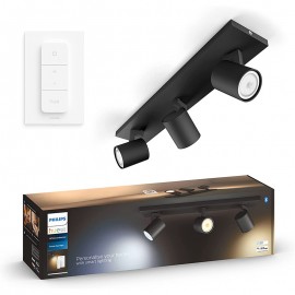 Foco Runner Hue Bar-Tube Black 3X5.5W 230V