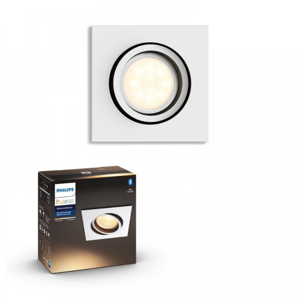 Philips, Foco Empotrado Milliskin Recessed White 1X5.5W 230V
