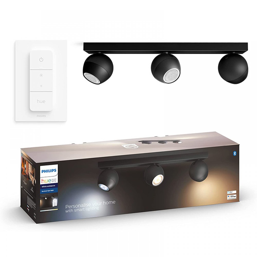 Philips, Foco Buckram Bar-Tube Black 3X5.5W 230V