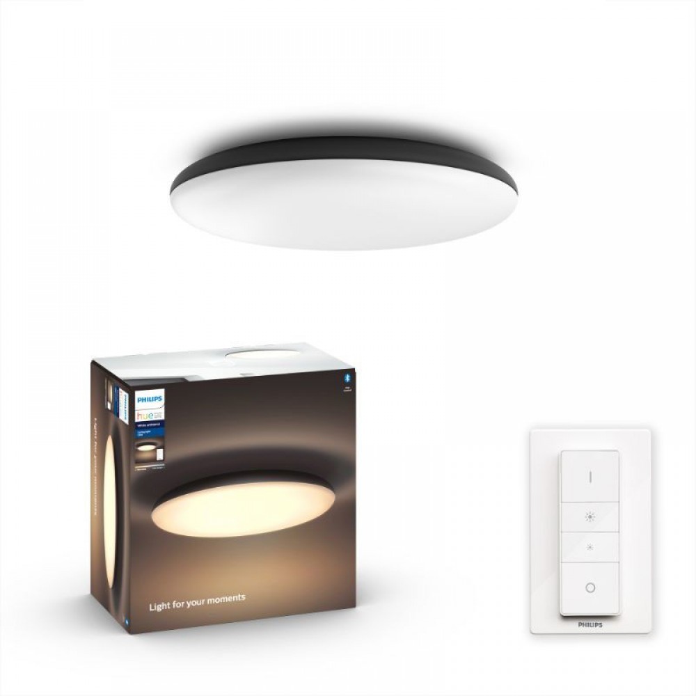 Philips, PlafóN Cher Hue Ceiling Lamp Black 1X39W 24V