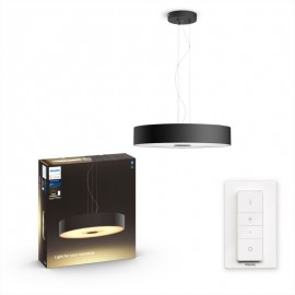 Colgante Fair Hue Pendant Black 1X39W 24V