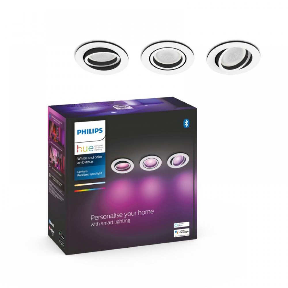 Philips, Foco Empotrado Centura Hue Recessed R. White 3X5.7W