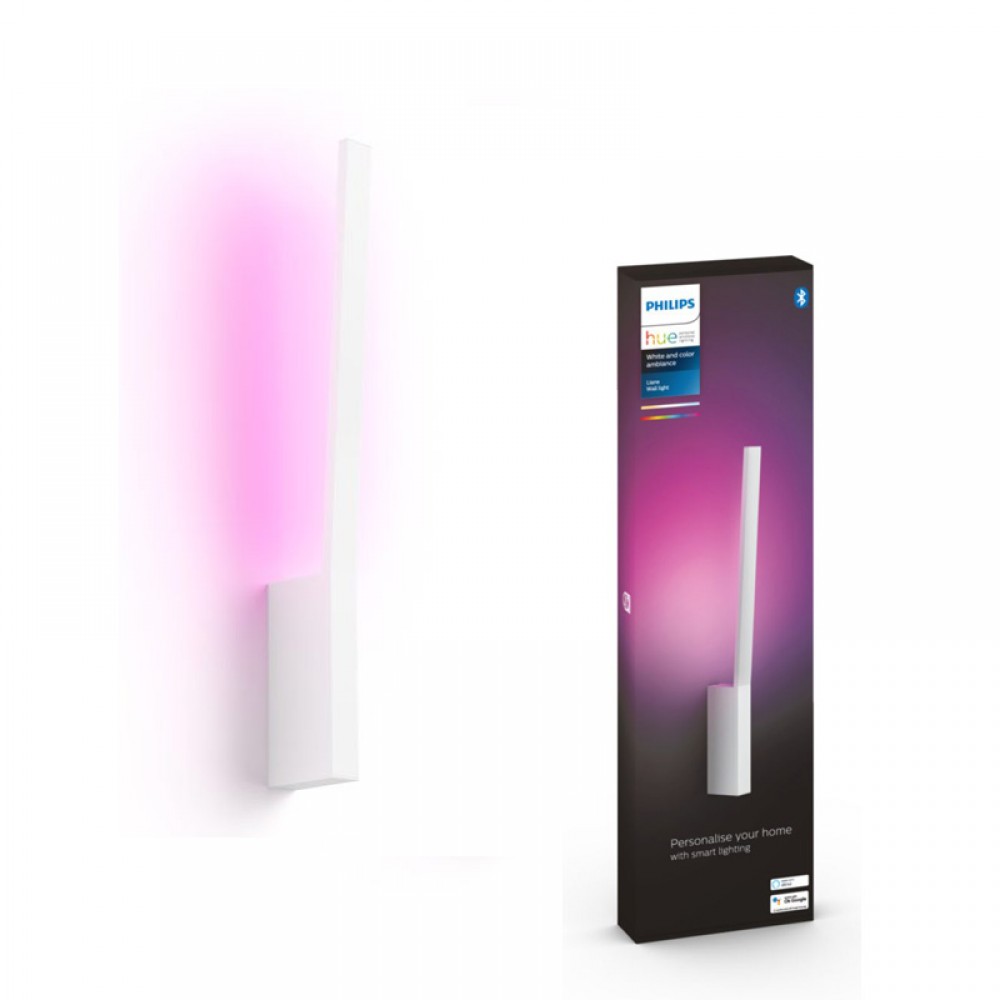 Philips, Aplique Interior Liane Hue Wall Lamp White 1X12W 24V