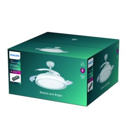 Philips, Ventilador Retractil DC Philips BLISS Blanco 6 Velocidades