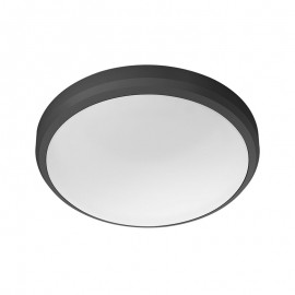 Plafon Doris Philips Exterior Led 6W 2700K Negro Ip54