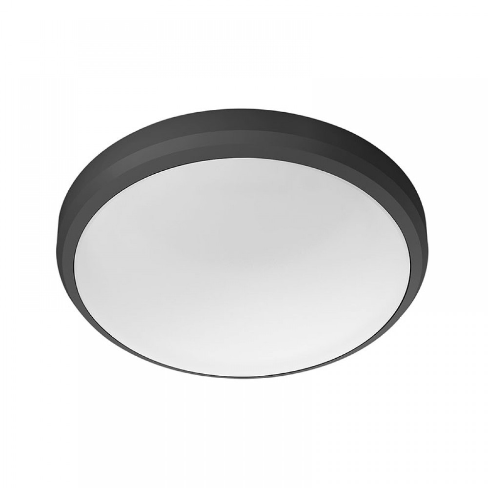 Philips, Plafon Doris Philips Exterior Led 6W 4000K Negro Ip54