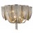 Plafon Led Minerva Cadenas Acabado En Niquel 10 G9 6W 872469