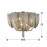 Plafon Led Minerva Cadenas Acabado En Niquel 10 G9 6W 872469
