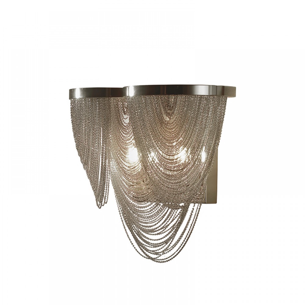 Schuller, Aplique Led Minerva 2L Cadenas Metal En Niquel 872712