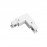 Mantra Conexion Alimentador en L - Polaridad Externa Blanca Carriles Trifasicos Eco Blanco 8736