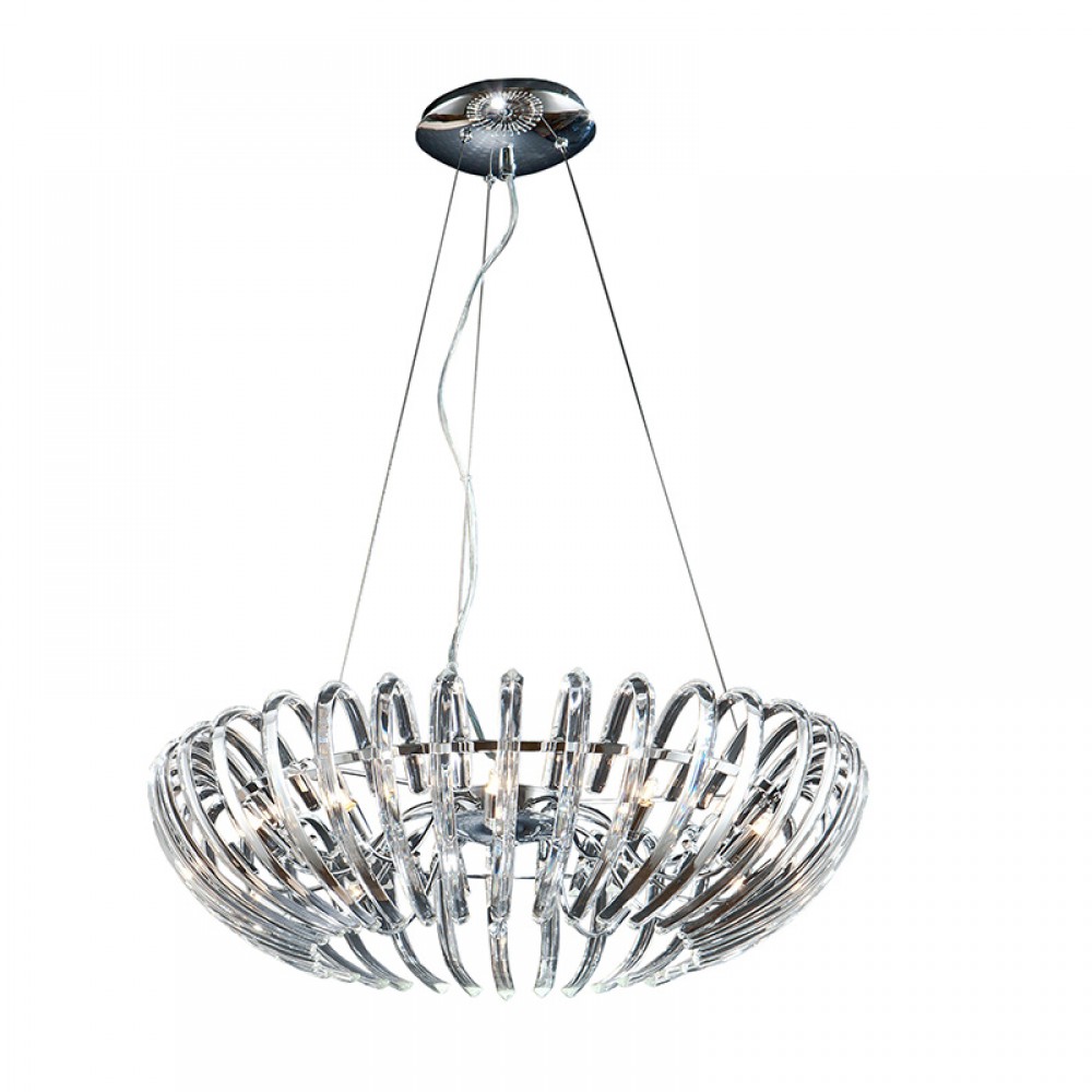 Schuller, Lampara Ariadna Cromo Cristal 12Xg9 876113