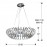 Lampara Ariadna Cromo Cristal 12Xg9 876113