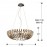 Lampara Ariadna Cromo Cristalchampagne 12Xg9 876124