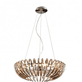 Lampara Ariadna Cromo Cristalchampagne 12Xg9 876124