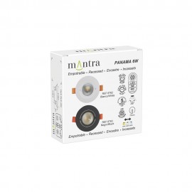Mantra, Mantra Empotrable LED Cct Panama Blanco 8762
