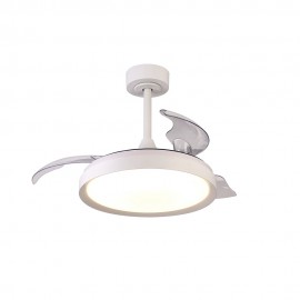 Mantra Ventilador LED Pequeño - Blanco Mistral Fan Blanco 8829
