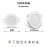 Mantra Empotrable Blanco LED Ip65 - 10w - Cct Yucatan Blanco 8849
