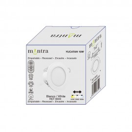 Mantra, Mantra Empotrable Blanco LED Ip65 - 10w - Cct Yucatan Blanco 8849
