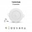 Mantra Empotrable Blanco LED Ip54 - 8w - Cct - Pir Sensor Yucatan Blanco 8850