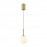 Mantra Colgante LED 9w 3000k Oro Satinado Puebla Oro Satinado 8888
