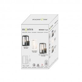 Mantra, Mantra Aplique 1l E27 Negro Nevada Negro 8897