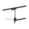 Mantra Ventilador Carril Trifasico Negro 12w Monkey Fan Negro 8927