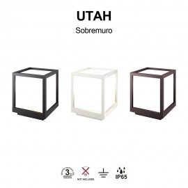 Mantra, Mantra Sobremuro 1l E27 Gris Oscuro Utah Gris Oscuro 8928