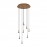 Mantra Lampara Redondo 8xled 5w 3000k W-t Cristal Andromeda Oro 8933