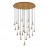 Mantra Lampara Redondo 24xled 5w 3000k W-t Cristal Andromeda Oro 8937