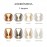 Mantra Cobre Cristal Modular Light 4 Cristales Andromeda Cobre 8938