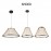 Mantra Colgante LED 43w 3000k Spider Gris 8949