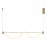 Mantra Lampara LED 38w - Pintura Oro Fugaz Oro 8952