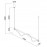 Mantra Lampara LED 38w - Pintura Oro Fugaz Oro 8952