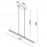 Mantra Lampara LED 36w - Blanco Arenado Lineal Blanco 8956