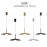 Mantra Colgante 1l LED 12w - Oro Mate Lidia Oro 8976