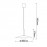 Mantra Colgante 1l LED 12w - Blanco Lidia Blanco 8979