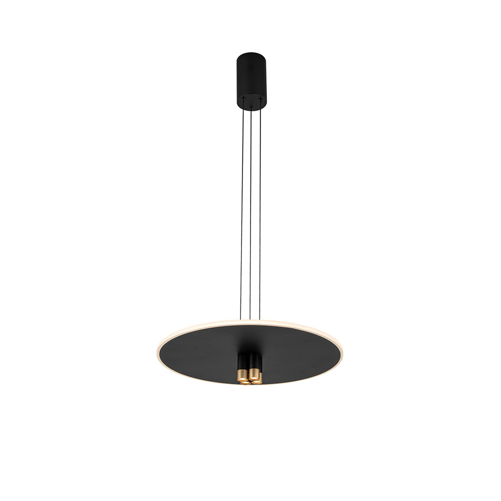 Mantra, Mantra Colgante LED 33w 3000k Nomada Negro-oro 8983