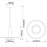 Mantra Lampara LED 18w 3000k Tina Blanco Mate - Negro 9001