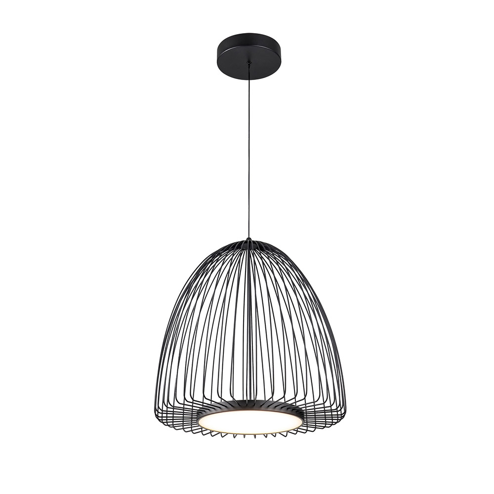 Mantra, Mantra Colgante LED 43w 3000k Smart Negro 9016