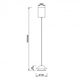 Mantra, Mantra Colgante LED Piccola Marron 9031