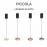 Mantra Colgante LED Piccola Negro 9033