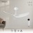 Mantra Ventilador sin Luz - Blanco - 3 Palas Ipanema Blanco 9040