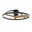 Mantra Ventilador LED Pequeño - Negro - Madera Nepal Ii Negra-madera 9044