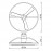 Mantra Ventilador LED Pequeño - Negro - Madera Nepal Ii Negra-madera 9044