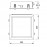 Mantra Plafon LED Empotrable 30 X 30 Blue Sky Blanco 9093