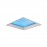 Mantra Plafon LED Empotrable 60 X 60 Blue Sky Blanco 9095