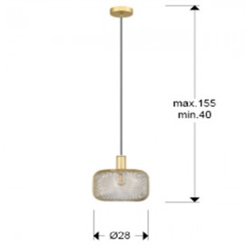 Schuller, Lampara Osiris 1 Luz Oro 910149