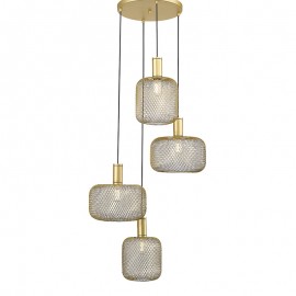 Lampara Osiris 4 Luces Oro 910460