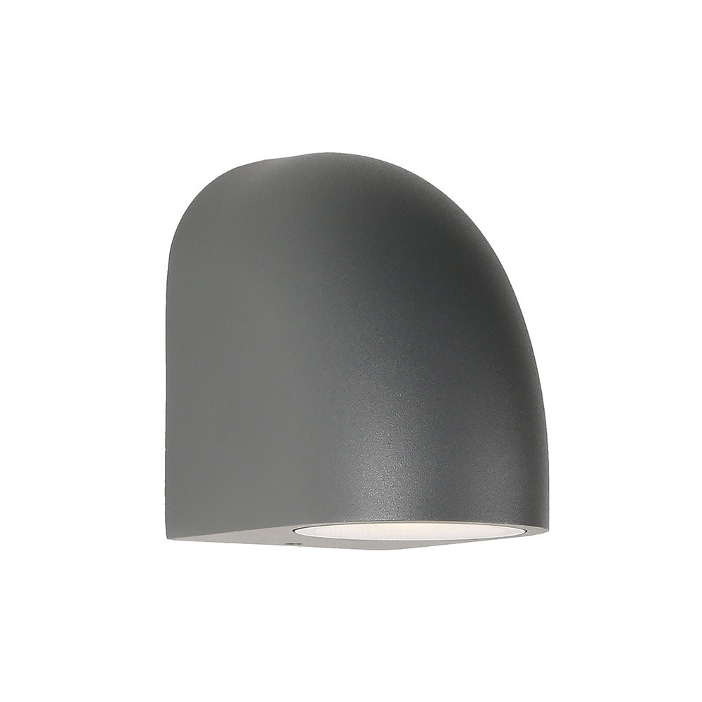Mantra, Mantra Aplique 1l Gu10 Ip65 Gris Oscuro Baldy Gris Oscuro 9110