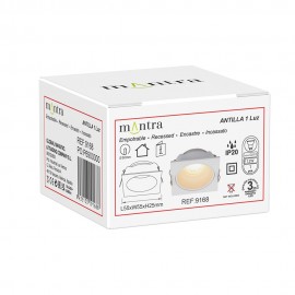 Mantra, Mantra Empotrable Mini Gu10 1l Blanco Antilla Blanco 9168